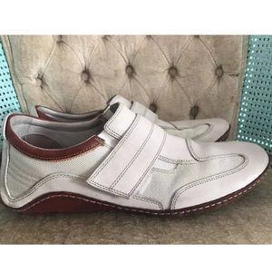 Cole Haan Nike Air G Series White Loafers